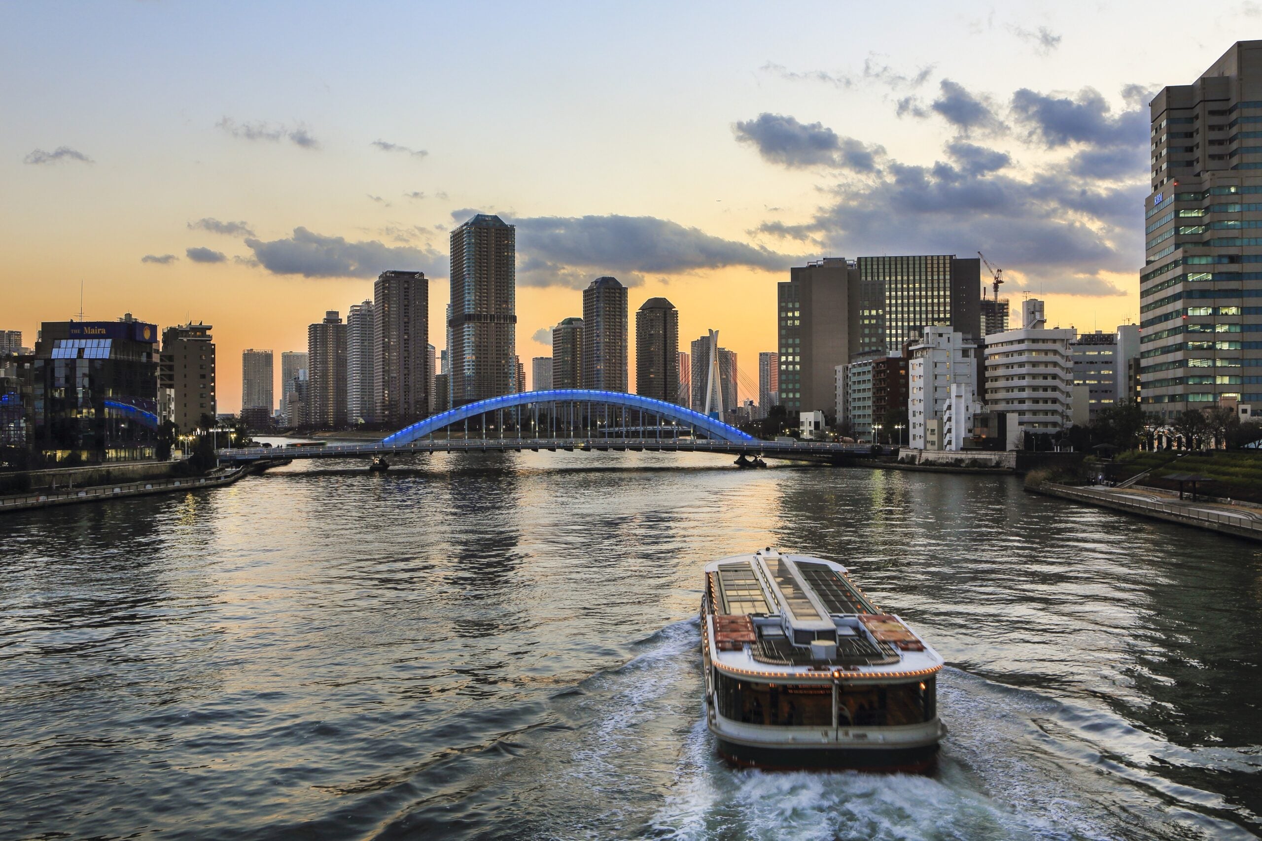 PASEO EN BARCO POR TOKIO